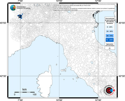 Mappa territorio comunale con almeno 3 questionari
