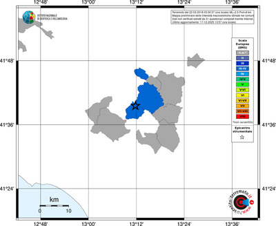 Mappa EMS - territori comuni