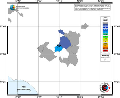 Mappa MCS - territori comuni