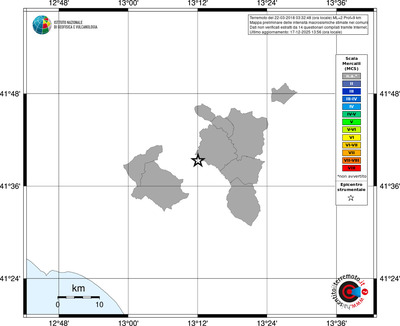 Mappa MCS - territori comuni
