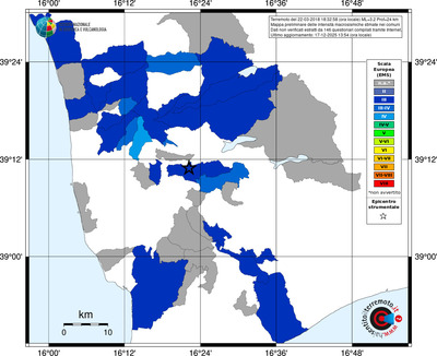 Mappa EMS - territori comuni