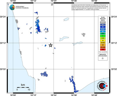 Mappa MCS - territori località