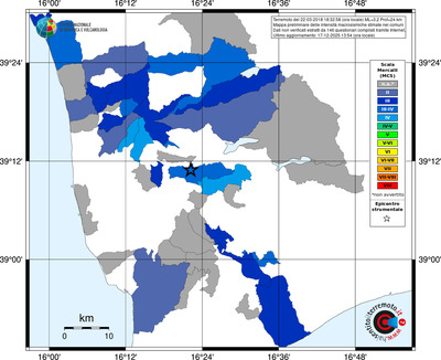 Mappa MCS - territori comuni