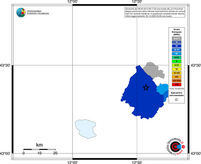 Mappa EMS - territori comuni