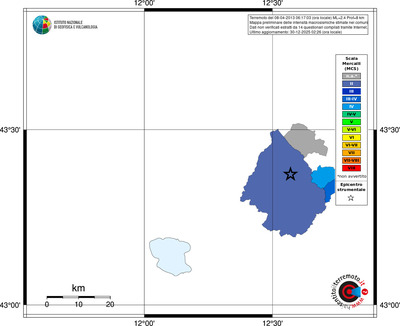Mappa MCS - territori comuni