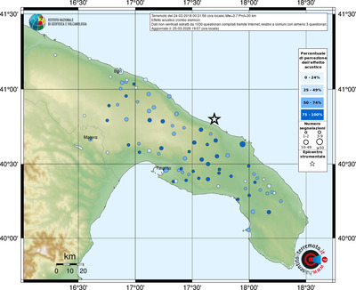 Mappa comuni con almeno 3 questionari