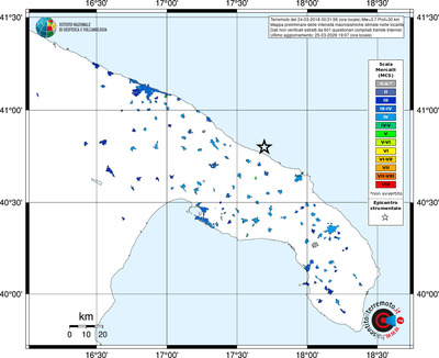 Mappa MCS - territori località