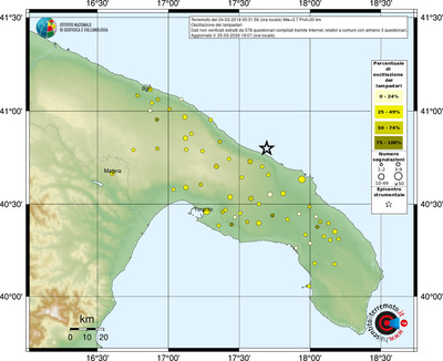Mappa comuni con almeno 3 questionari