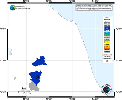 Mappa EMS - territori comuni