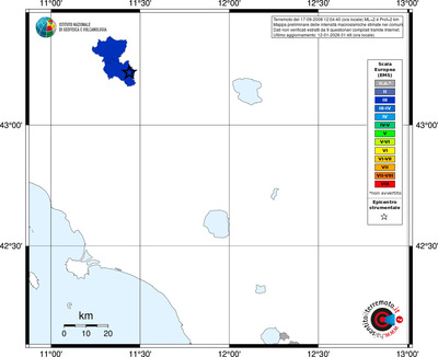 Mappa EMS - territori comuni
