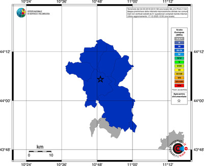 Mappa EMS - territori comuni