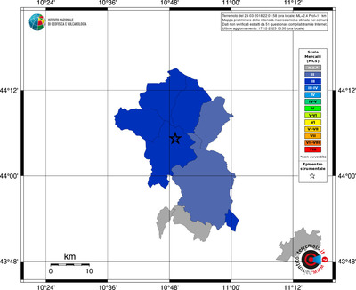 Mappa MCS - territori comuni