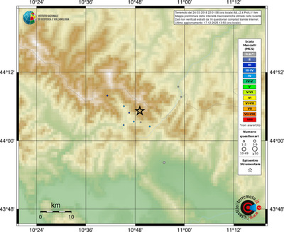 Mappa MCS - località