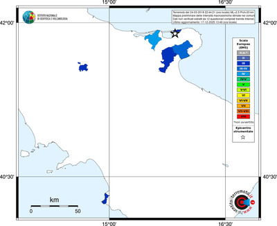 Mappa EMS - territori comuni
