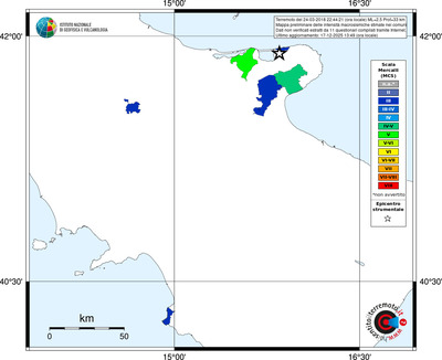 Mappa MCS - territori comuni