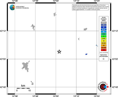 Mappa EMS - territori località