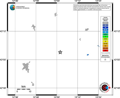 Mappa MCS - territori località