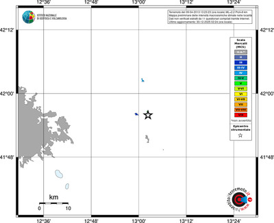 Mappa MCS - territori località
