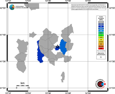 Mappa EMS - territori comuni