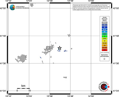 Mappa MCS - territori località