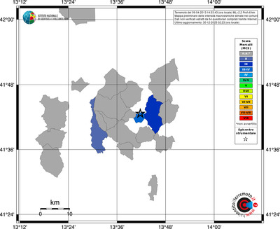 Mappa MCS - territori comuni