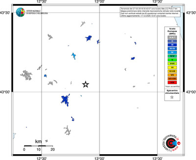 Mappa EMS - territori località