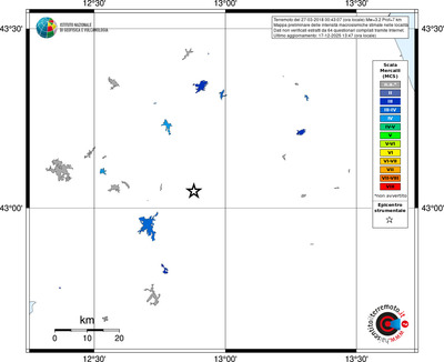 Mappa MCS - territori località