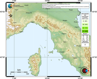 Mappa comuni con almeno 3 questionari