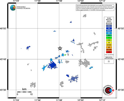 Mappa MCS - territori località