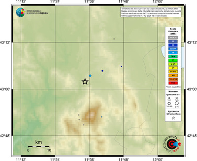 Mappa EMS - località