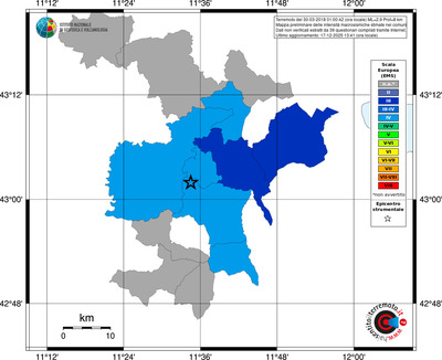 Mappa EMS - territori comuni