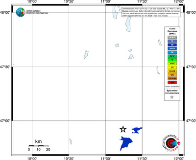 Mappa EMS - territori comuni
