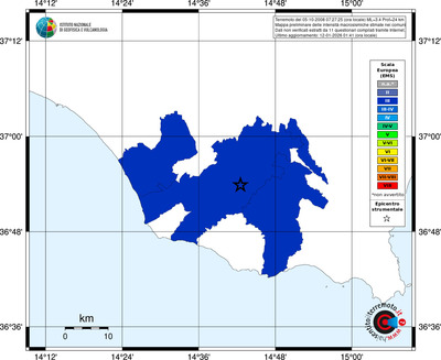 Mappa EMS - territori comuni