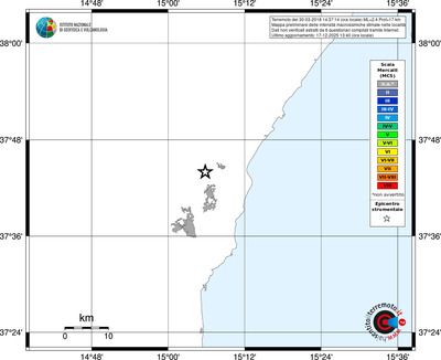 Mappa MCS - territori località