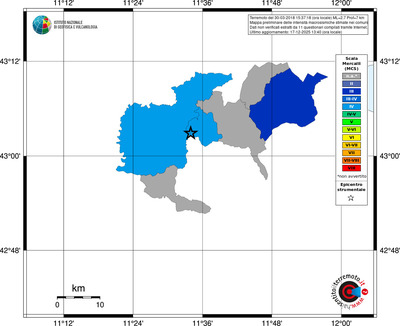 Mappa MCS - territori comuni