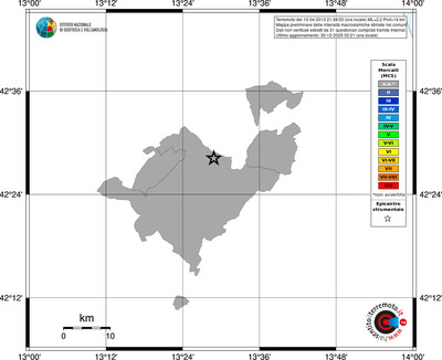 Mappa MCS - territori comuni