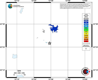 Mappa MCS - territori località