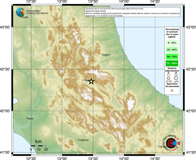 Mappa comuni con almeno 3 questionari