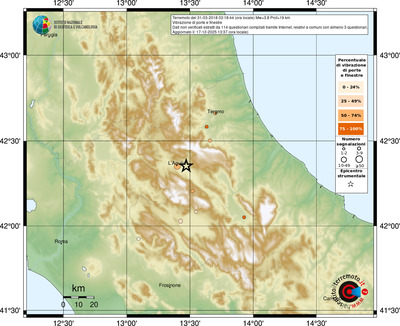 Mappa comuni con almeno 3 questionari