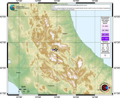 Mappa comuni con almeno 3 questionari