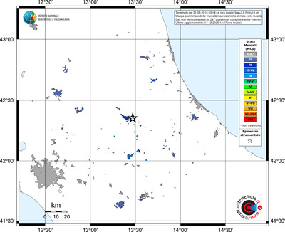 Mappa MCS - territori località