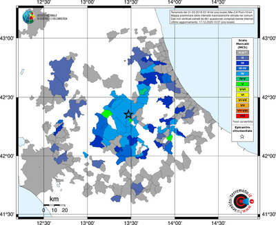 Mappa MCS - territori comuni