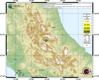 Mappa comuni con almeno 3 questionari