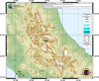 Mappa comuni con almeno 3 questionari