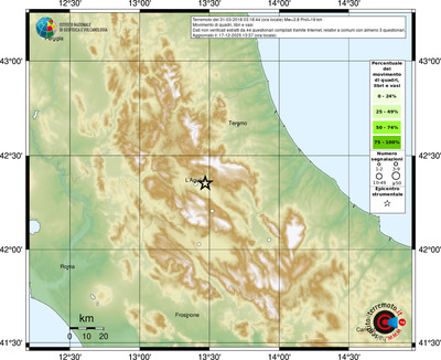 Mappa comuni con almeno 3 questionari
