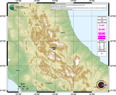 Mappa comuni con almeno 3 questionari