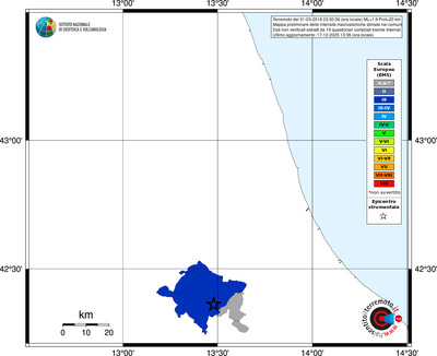 Mappa EMS - territori comuni