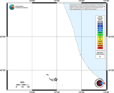 Mappa MCS - territori località