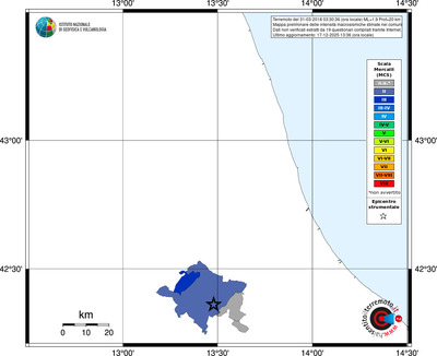 Mappa MCS - territori comuni