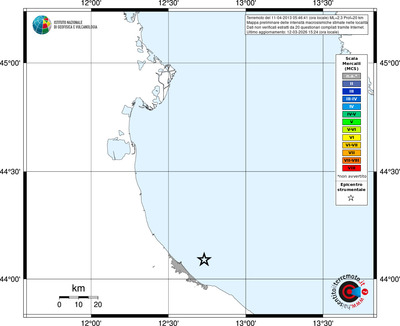 Mappa MCS - territori località